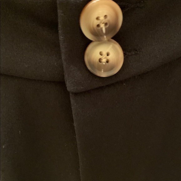 SHEIN Black Flare Trousers with Belt and buckles at the knee area NWOT - Picture 3 of 10